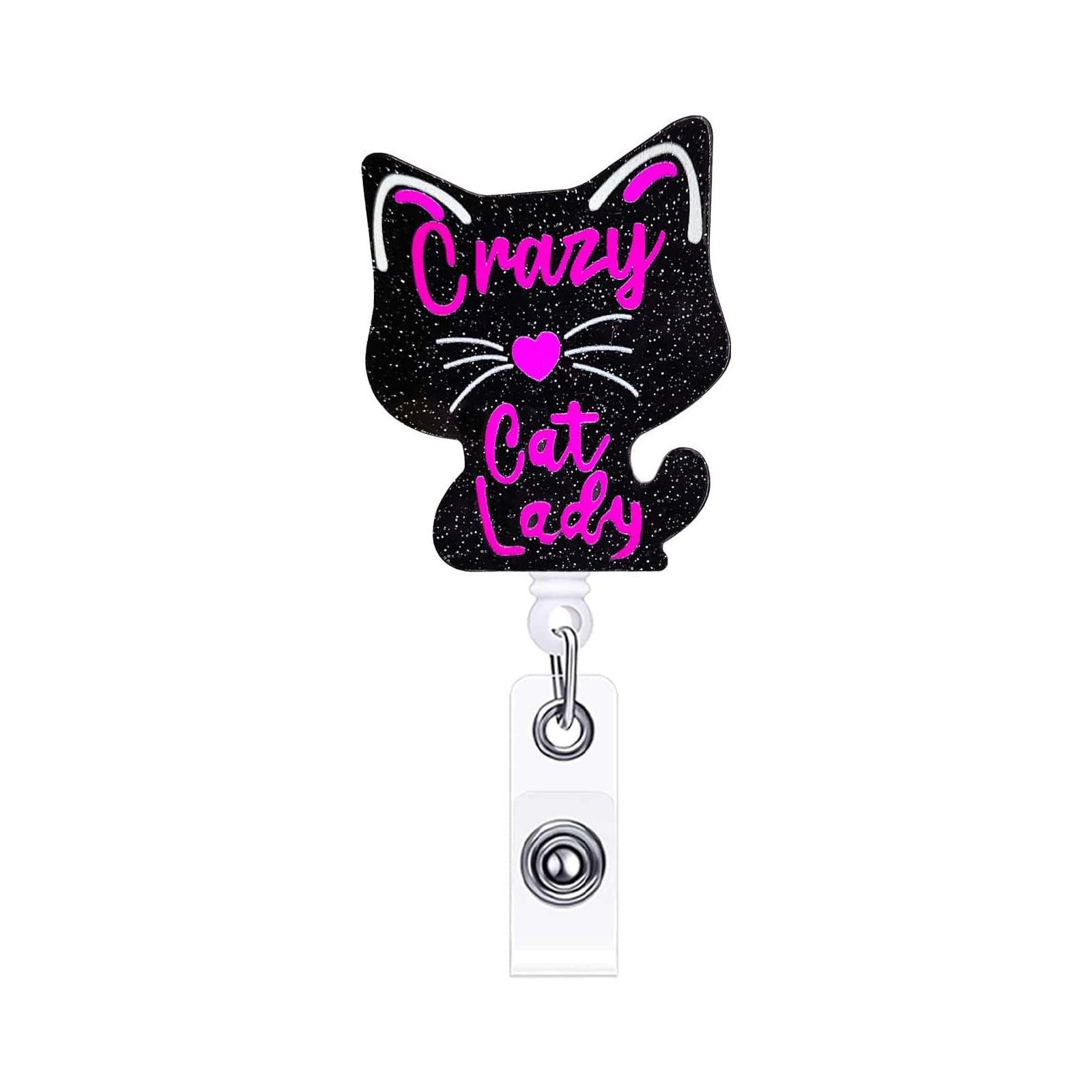 Wholesale Alphabet Pattern Acrylic Shrink Badge Holder